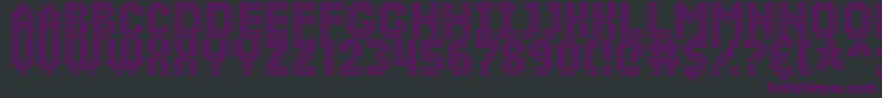 SimpleStitch Font – Purple Fonts on Black Background