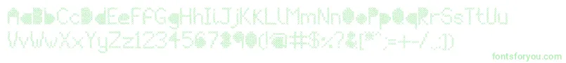 MeshStitch Font – Green Fonts