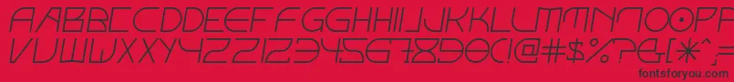 Saiba mais sobre a fonte FontcopIv Fonte FontcopIv – fontes pretas em um fundo vermelho
