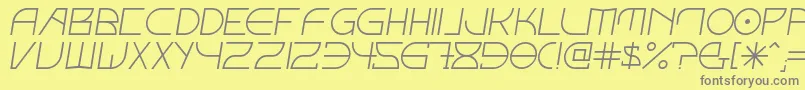 Więcej informacji o czcionce FontcopIv Czcionka FontcopIv – szare czcionki na żółtym tle