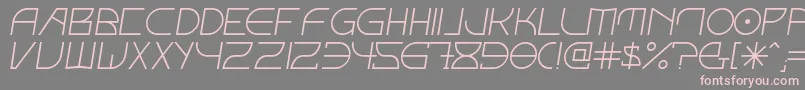 FontcopIv Font – Pink Fonts on Gray Background