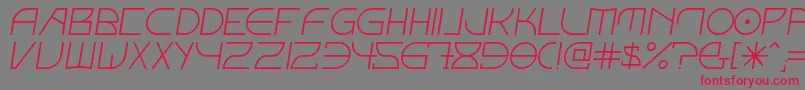 FontcopIv Font – Red Fonts on Gray Background