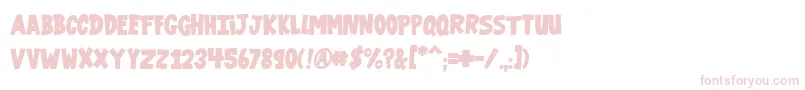 VtcGaragesale Font – Pink Fonts on White Background