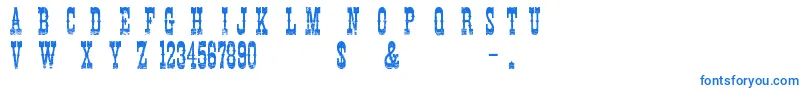CowboyMovie Font – Blue Fonts