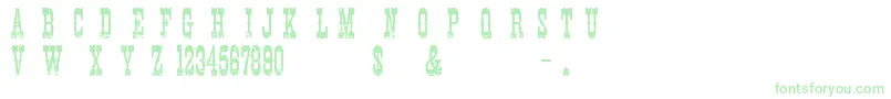 CowboyMovie Font – Green Fonts