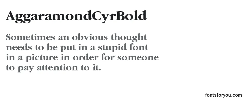 AggaramondCyrBold Font
