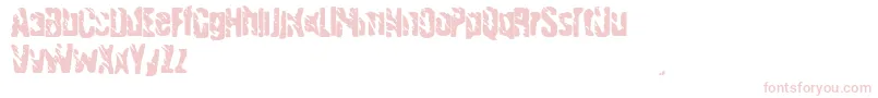Handgranade1 Font – Pink Fonts on White Background