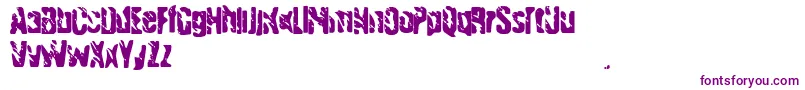 Handgranade1 Font – Purple Fonts on White Background