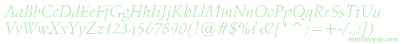 Vaniel1Italic Font – Green Fonts