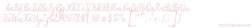 SimplesnailsVer4.0-Schriftart – Rosa Schriften