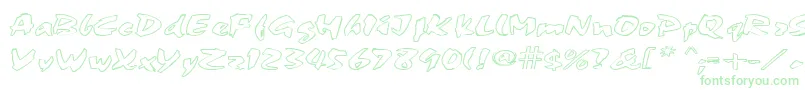 Weitere Informationen zur FingerPaint1-Schriftart FingerPaint1-Schriftart – Grüne Schriften