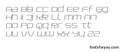 InstallerRegularItalic Font