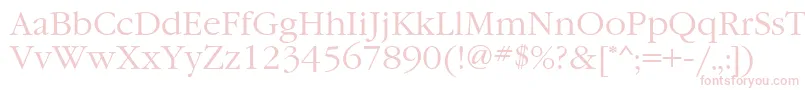 GaramondgttNormal Font – Pink Fonts on White Background