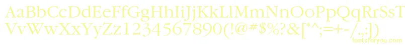 GaramondgttNormal Font – Yellow Fonts