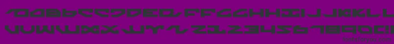 Nightrunnerex Font – Black Fonts on Purple Background