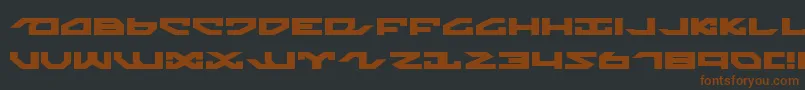 Nightrunnerex Font – Brown Fonts on Black Background
