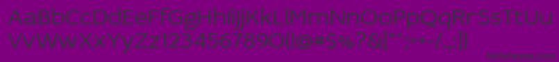 Idealistsans ffy Font – Black Fonts on Purple Background