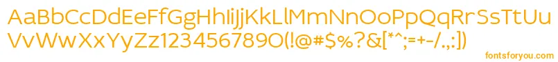 フォントIdealistsans ffy – オレンジのフォント