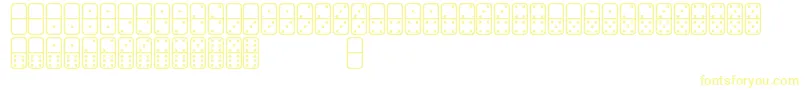 DominosSt-fontti – keltaiset fontit