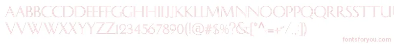 Delph Font – Pink Fonts on White Background