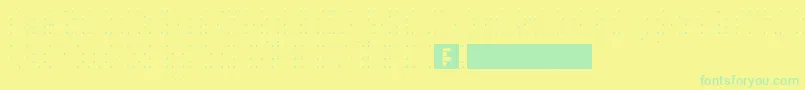 Подробнее о шрифте HeiDotsFollowMe Шрифт HeiDotsFollowMe – зелёные шрифты на жёлтом фоне