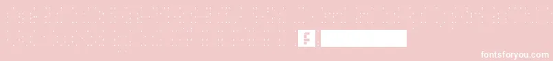 HeiDotsFollowMe Font – White Fonts on Pink Background