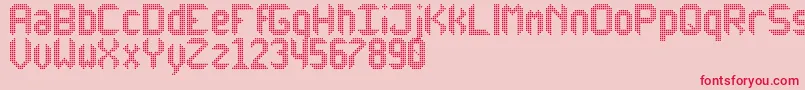 AnotherXDisplayTfb Font – Red Fonts on Pink Background