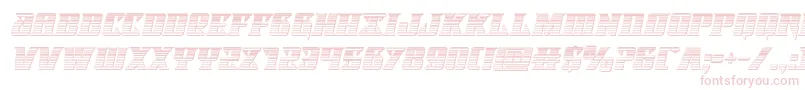 Lifeforcechromeital Font – Pink Fonts on White Background