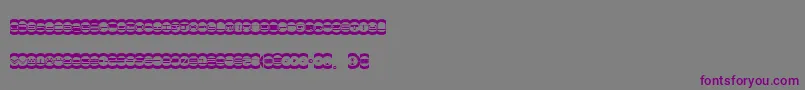 Шрифт Mistd – фиолетовые шрифты на сером фоне