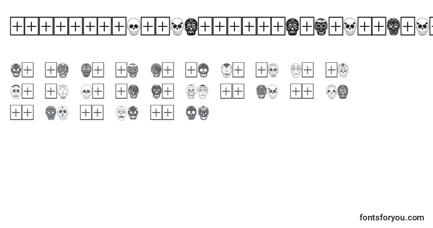 Schriftart DiaDeLosMuertosLimitedFreeVersion – Alphabet, Zahlen, spezielle Symbole