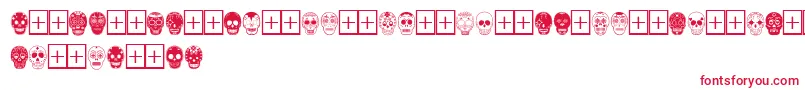 DiaDeLosMuertosLimitedFreeVersion Font – Red Fonts