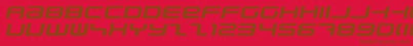fuente PhatboySlimBolditalic – Fuentes Marrones Sobre Fondo Rojo