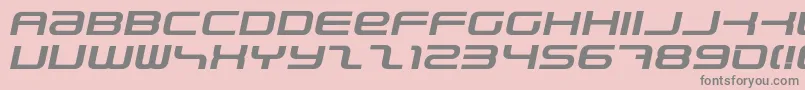 PhatboySlimBolditalic Font – Gray Fonts on Pink Background