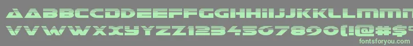 Galanthalf Font – Green Fonts on Gray Background