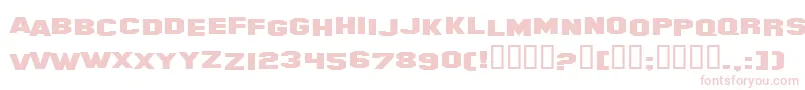 HollywoodHillsExpanded Font – Pink Fonts on White Background