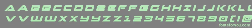 More about Strikelordtitleital Font Strikelordtitleital Font – Green Fonts on Gray Background
