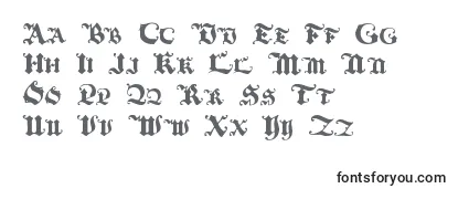 Обзор шрифта Blackinitialtext