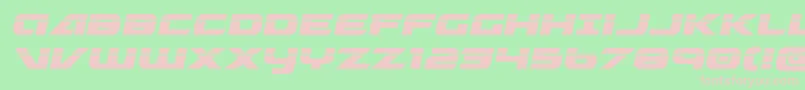 Graymalkinlaser Font – Pink Fonts on Green Background