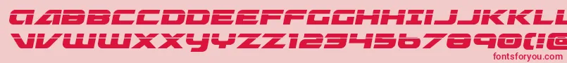 Graymalkinlaser Font – Red Fonts on Pink Background