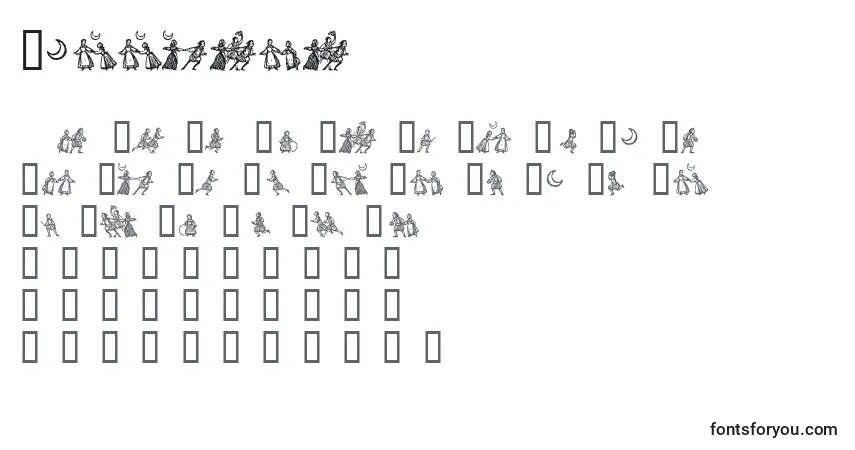 characters of littlepe font, letter of littlepe font, alphabet of  littlepe font