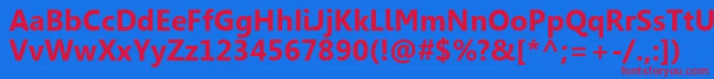 fuente GishaРџРѕР»СѓР¶РёСЂРЅС‹Р№ – Fuentes Rojas Sobre Fondo Azul