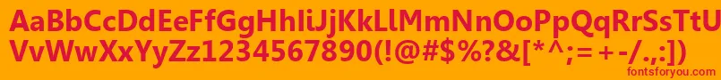 フォントGishaРџРѕР»СѓР¶РёСЂРЅС‹Р№ – オレンジの背景に赤い文字