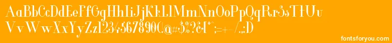 Подробнее о шрифте GlamorMediumcondensed Шрифт GlamorMediumcondensed – белые шрифты на оранжевом фоне