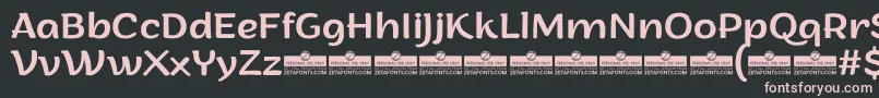 ArturoRegularTrial Font – Pink Fonts on Black Background