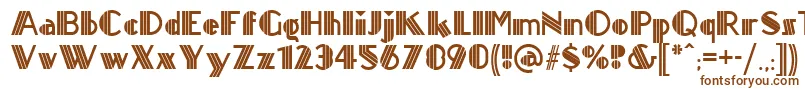 Шрифт Titanick ffy – коричневые шрифты