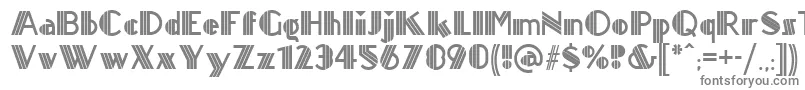 Шрифт Titanick ffy – серые шрифты