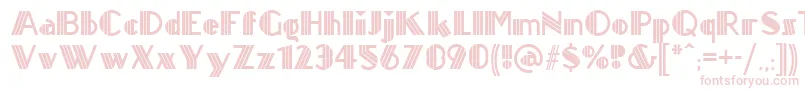 Шрифт Titanick ffy – розовые шрифты