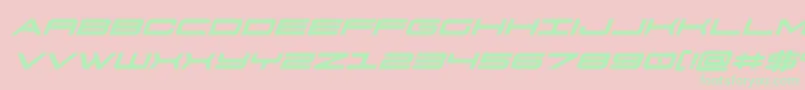 911porschav3boldital Font – Green Fonts on Pink Background