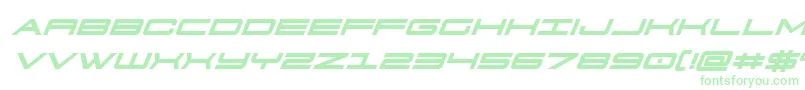 911porschav3boldital Font – Green Fonts on White Background