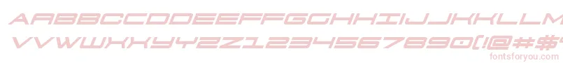 911porschav3boldital Font – Pink Fonts on White Background